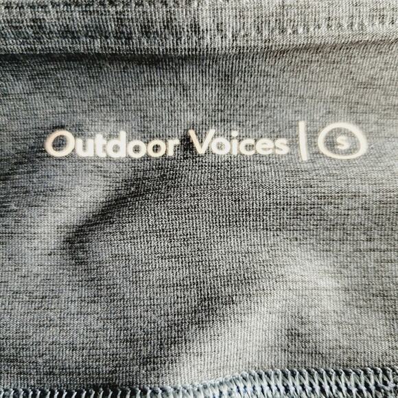 Outdoor Voices Warm Up Leggings Color Block Blue Charcoal Size Small - Picture 4 of 9